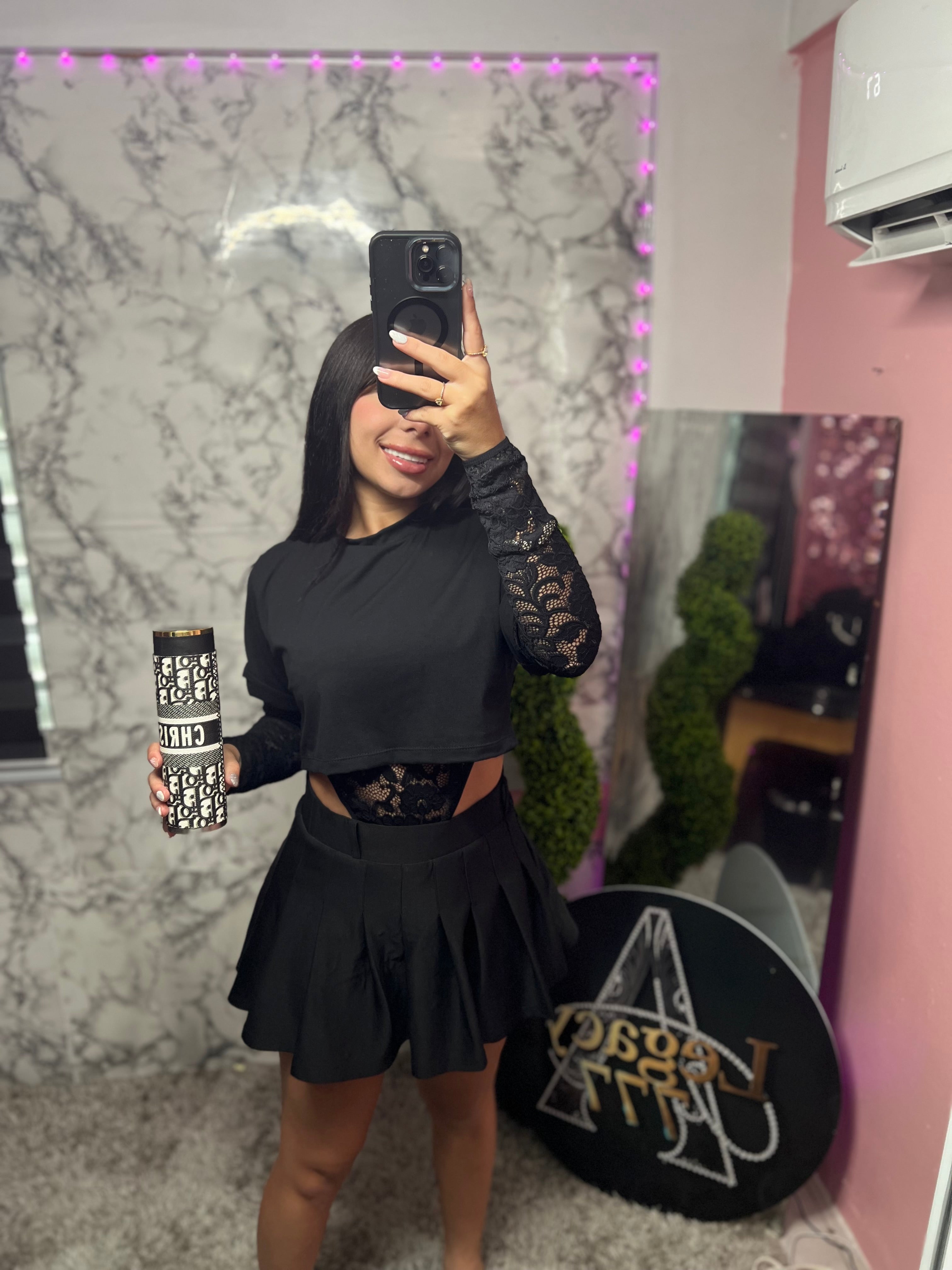 Set Crop + Body de Encaje Blanco – Edición Elegance Layered